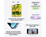 Apple SMARTFON APPLE iPhone 14 128GB Żółty MR3X3PX/A # - 1377933 - zdjęcie 7